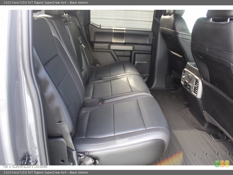 Black Interior Rear Seat for the 2020 Ford F150 SVT Raptor SuperCrew 4x4 #138996017