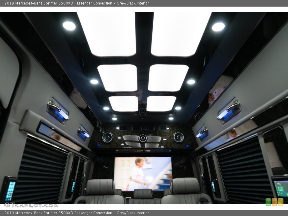 Grey/Black Interior Photo for the 2019 Mercedes-Benz Sprinter 3500XD Passenger Conversion #139000535