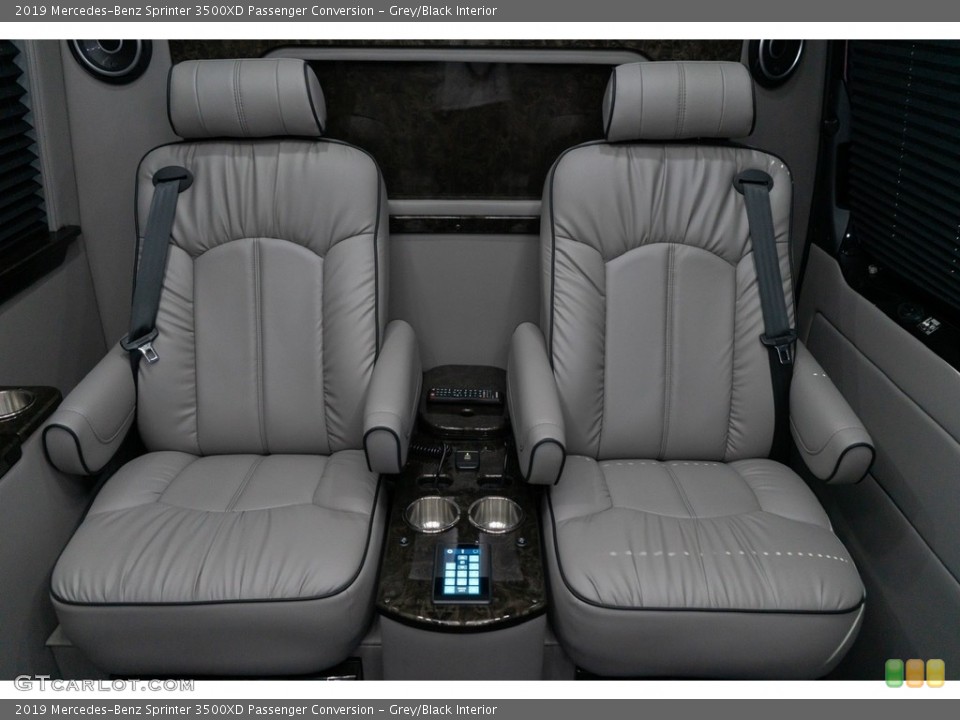 Grey/Black Interior Rear Seat for the 2019 Mercedes-Benz Sprinter 3500XD Passenger Conversion #139000640