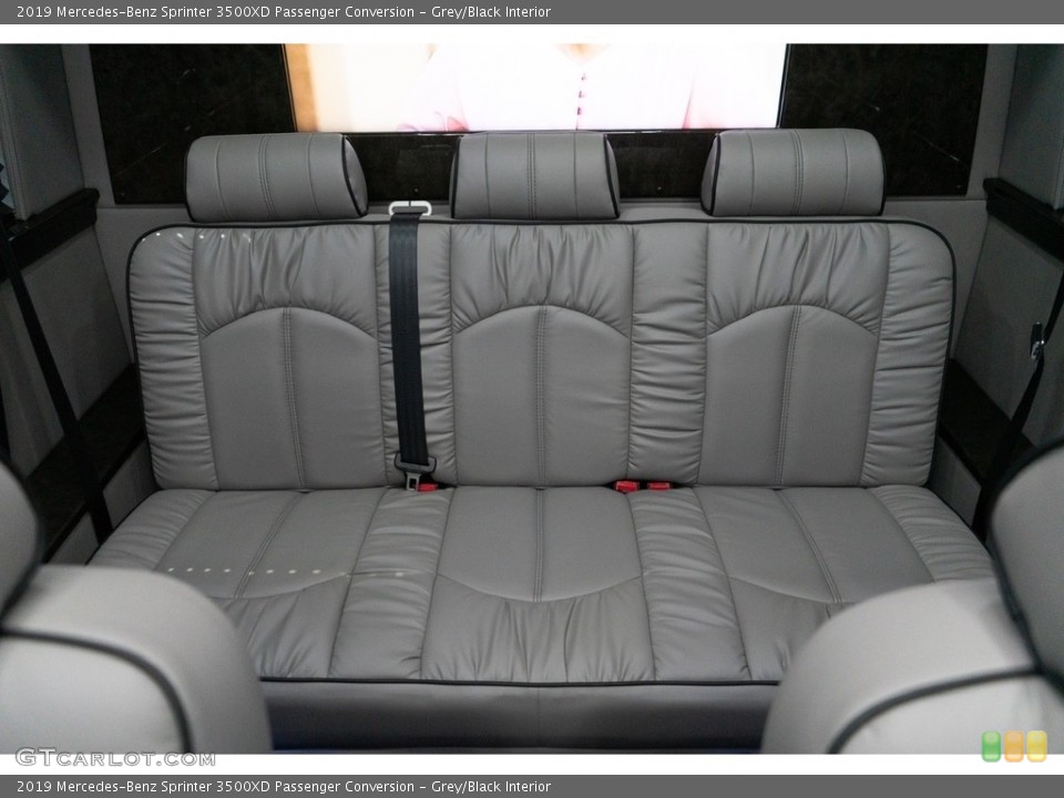 Grey/Black Interior Rear Seat for the 2019 Mercedes-Benz Sprinter 3500XD Passenger Conversion #139000658