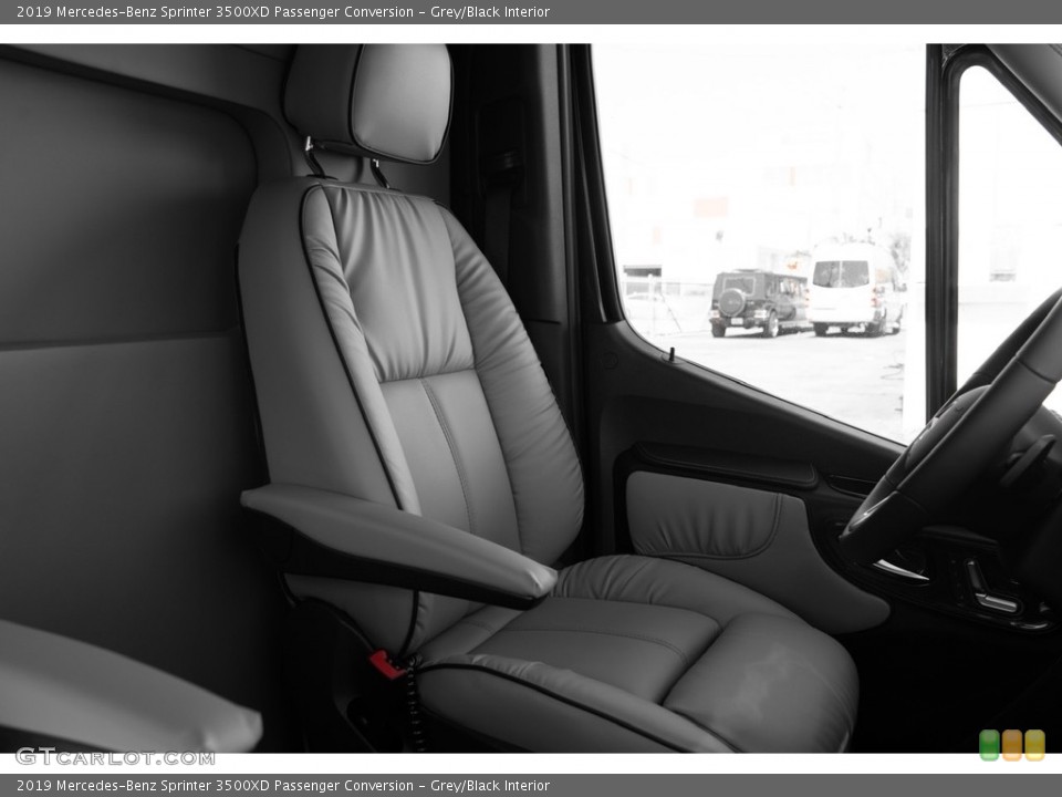 Grey/Black Interior Front Seat for the 2019 Mercedes-Benz Sprinter 3500XD Passenger Conversion #139000814