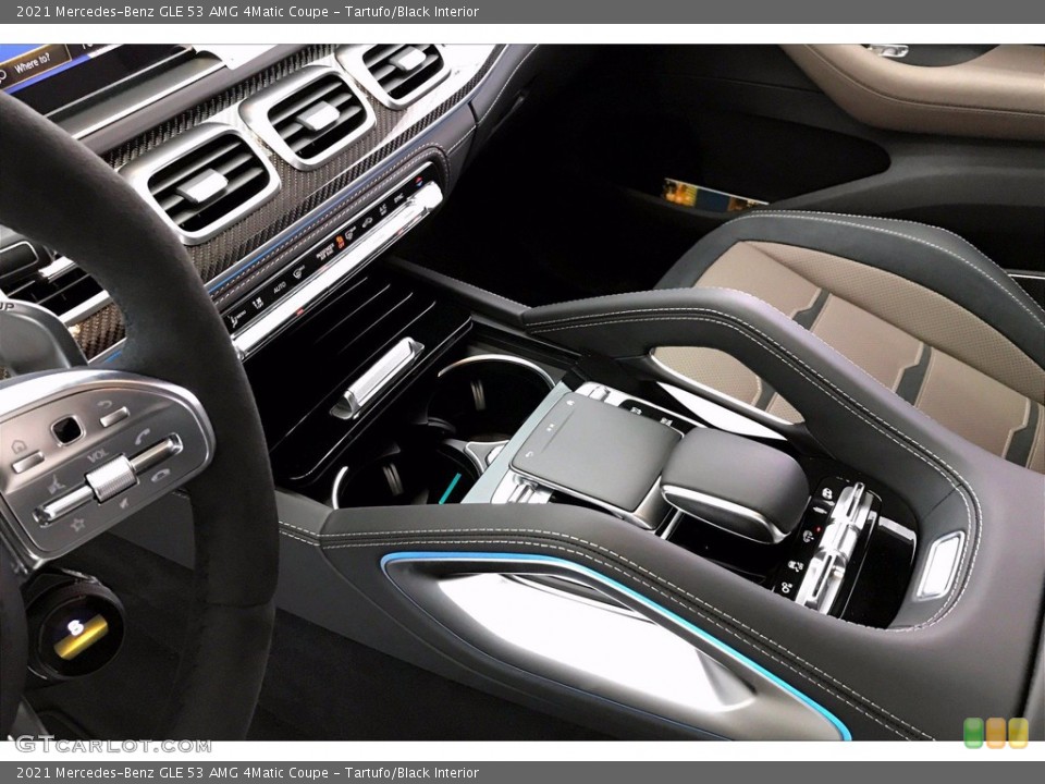 Tartufo/Black Interior Controls for the 2021 Mercedes-Benz GLE 53 AMG 4Matic Coupe #139002656
