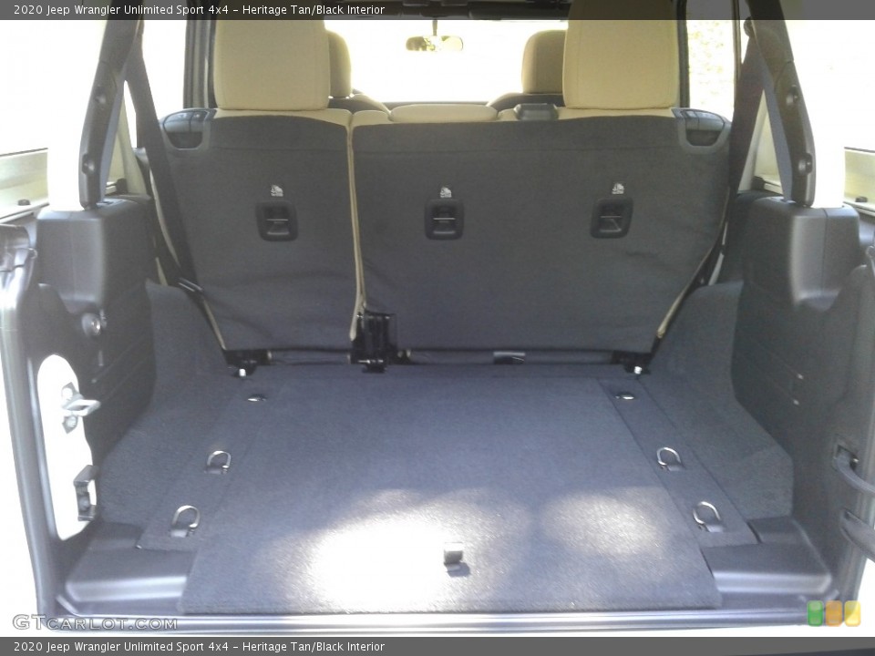 Heritage Tan/Black Interior Trunk for the 2020 Jeep Wrangler Unlimited Sport 4x4 #139002893