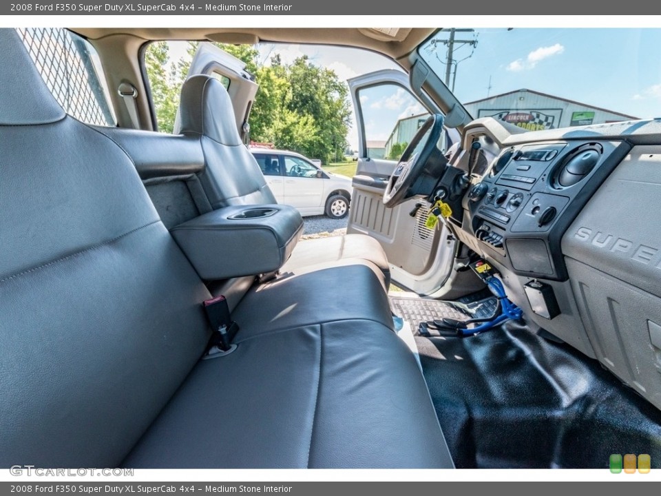 Medium Stone Interior Front Seat for the 2008 Ford F350 Super Duty XL SuperCab 4x4 #139005041