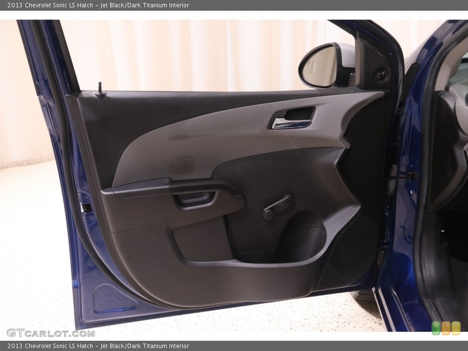 Jet Black/Dark Titanium Interior Door Panel for the 2013 Chevrolet Sonic LS Hatch #139008621