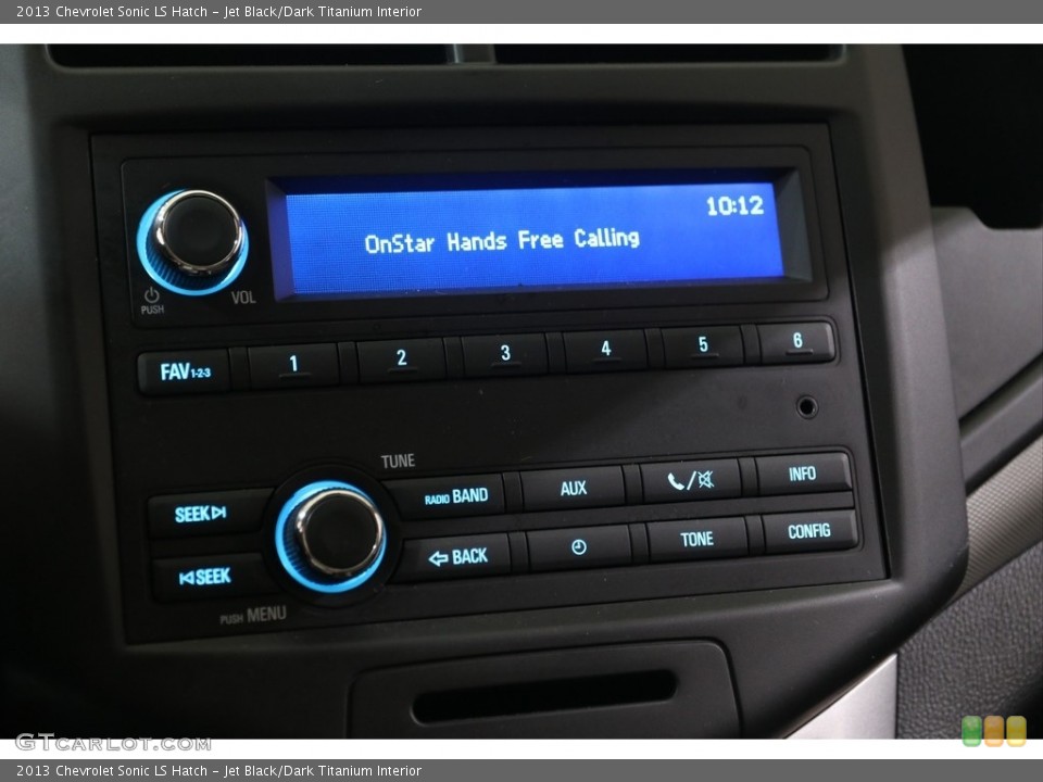 Jet Black/Dark Titanium Interior Controls for the 2013 Chevrolet Sonic LS Hatch #139008738