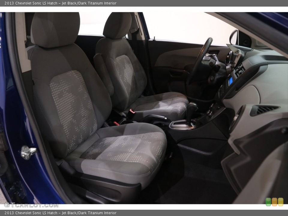 Jet Black/Dark Titanium Interior Front Seat for the 2013 Chevrolet Sonic LS Hatch #139008783