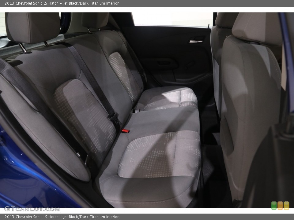 Jet Black/Dark Titanium Interior Rear Seat for the 2013 Chevrolet Sonic LS Hatch #139008807