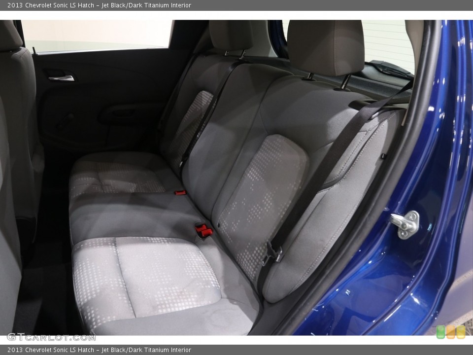 Jet Black/Dark Titanium Interior Rear Seat for the 2013 Chevrolet Sonic LS Hatch #139008831