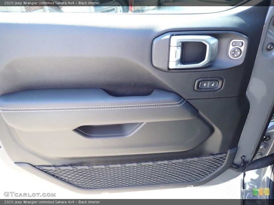 Black Interior Door Panel for the 2020 Jeep Wrangler Unlimited Sahara 4x4 #139008969