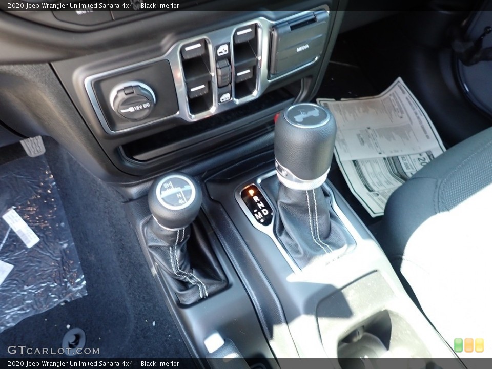Black Interior Transmission for the 2020 Jeep Wrangler Unlimited Sahara 4x4 #139008993