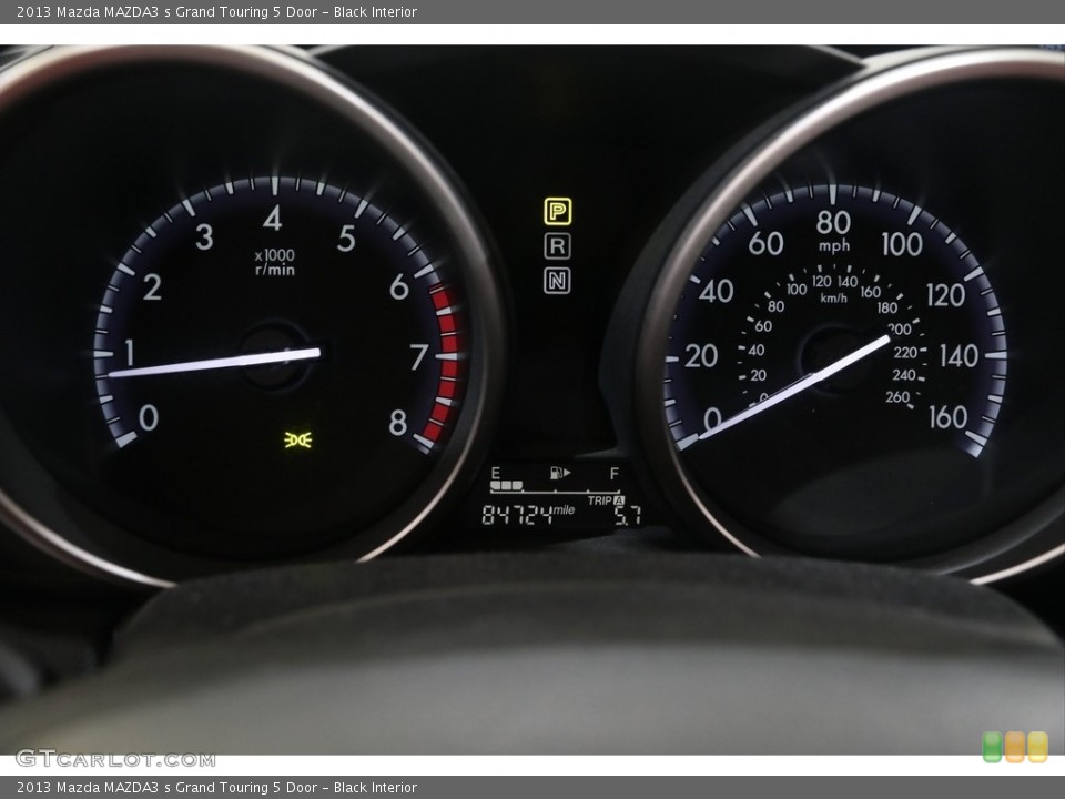 Black Interior Gauges for the 2013 Mazda MAZDA3 s Grand Touring 5 Door #139009188