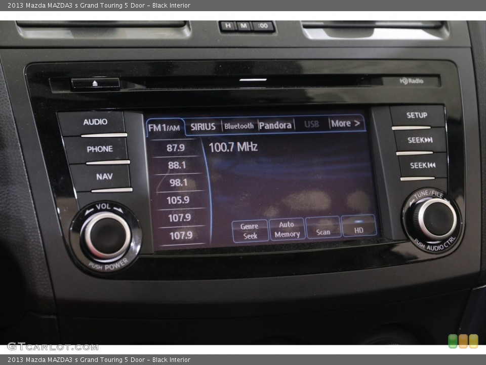 Black Interior Audio System for the 2013 Mazda MAZDA3 s Grand Touring 5 Door #139009257