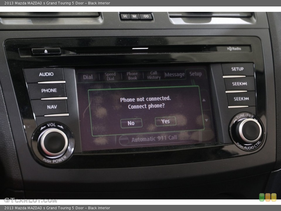 Black Interior Controls for the 2013 Mazda MAZDA3 s Grand Touring 5 Door #139009281