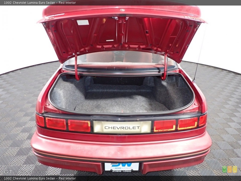 Red Interior Trunk for the 1992 Chevrolet Lumina Euro Sedan #139015164