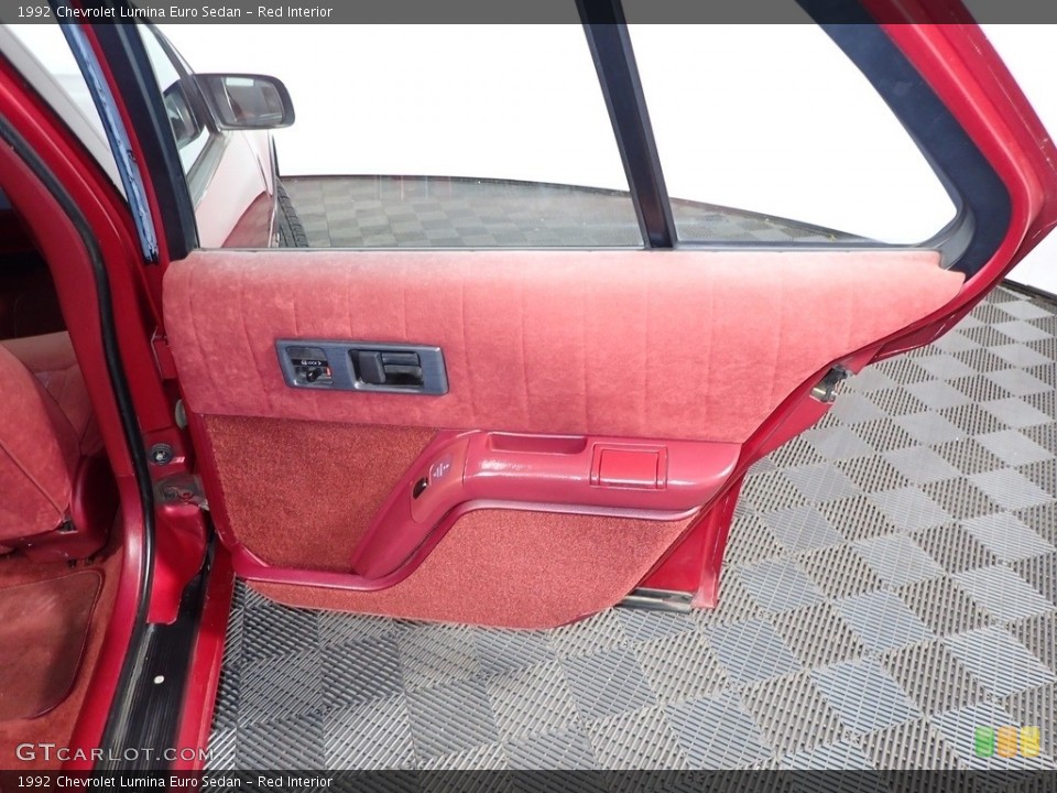 Red Interior Door Panel for the 1992 Chevrolet Lumina Euro Sedan #139015344