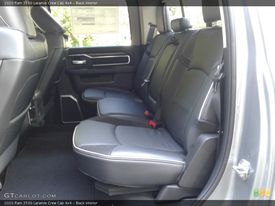 Black Interior Rear Seat for the 2020 Ram 3500 Laramie Crew Cab 4x4 #139018029