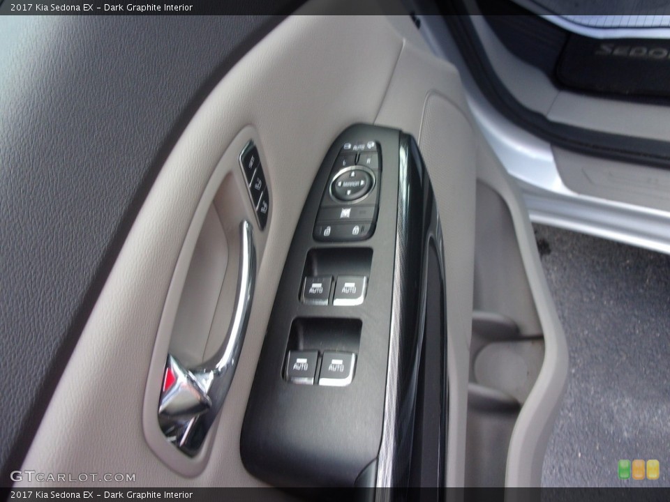 Dark Graphite Interior Controls for the 2017 Kia Sedona EX #139022870