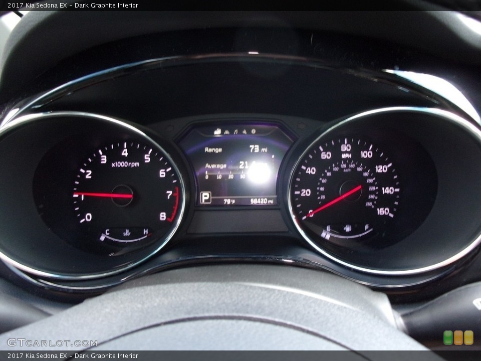 Dark Graphite Interior Gauges for the 2017 Kia Sedona EX #139022894