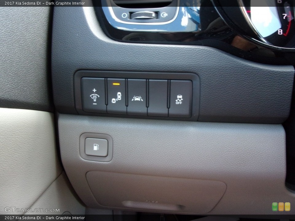 Dark Graphite Interior Controls for the 2017 Kia Sedona EX #139023128