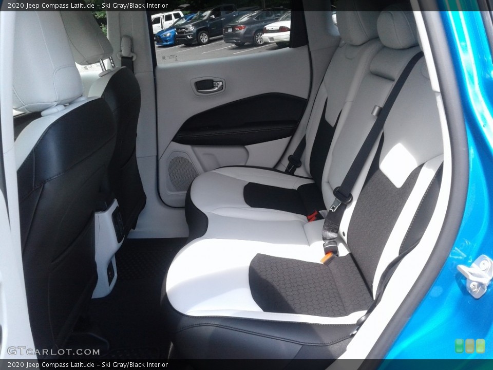 Ski Gray/Black Interior Rear Seat for the 2020 Jeep Compass Latitude #139023605
