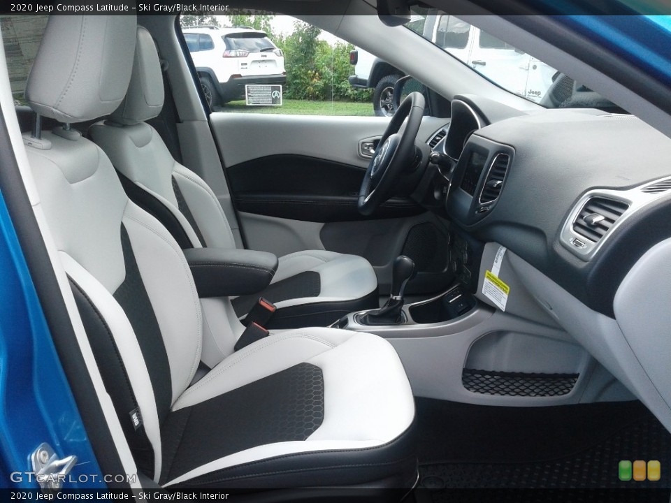 Ski Gray/Black Interior Front Seat for the 2020 Jeep Compass Latitude #139023671