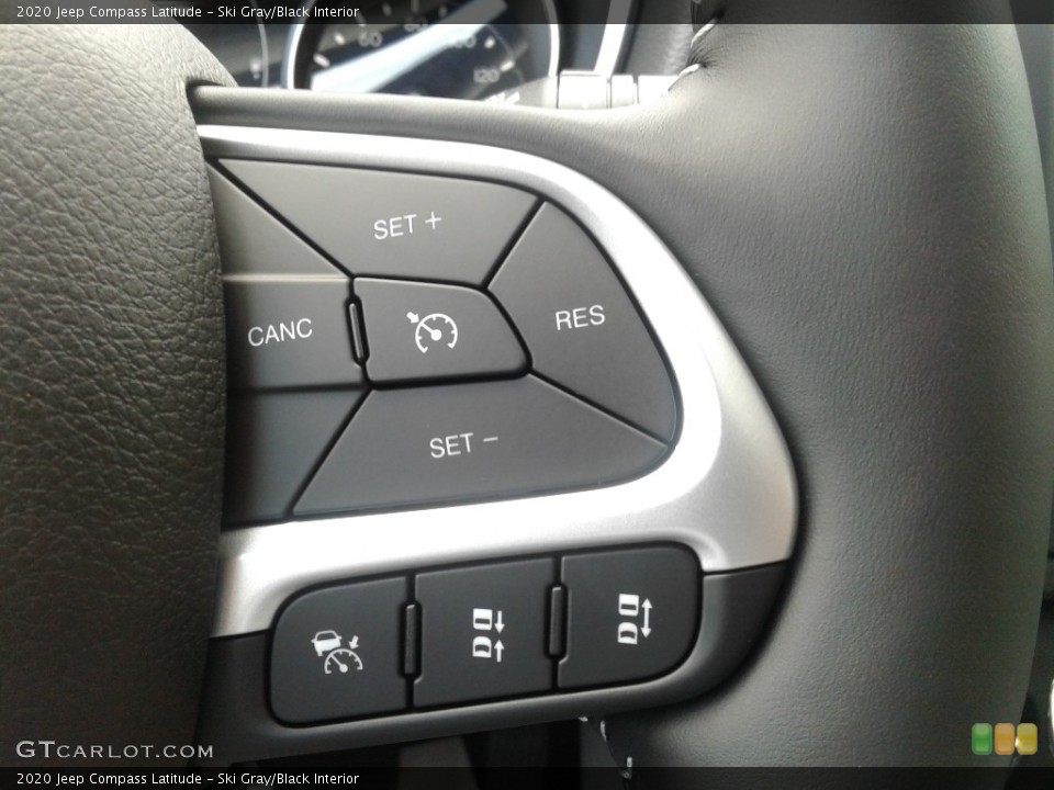 Ski Gray/Black Interior Steering Wheel for the 2020 Jeep Compass Latitude #139023728