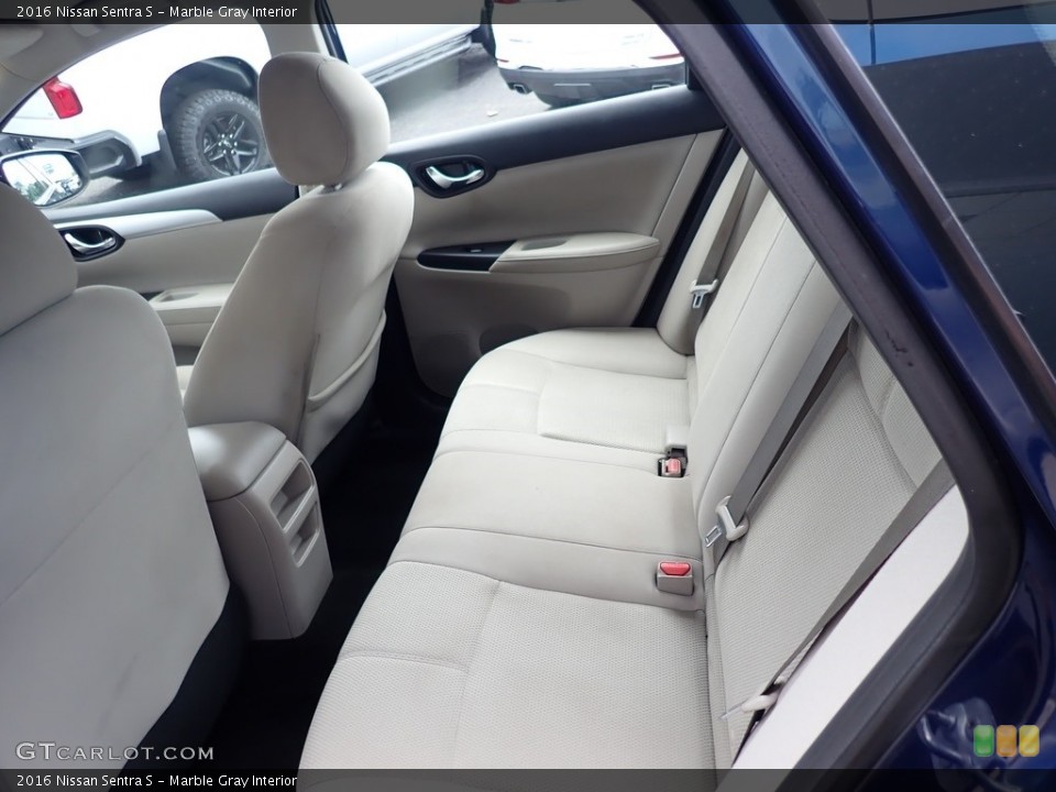 Marble Gray Interior Rear Seat for the 2016 Nissan Sentra S #139024349