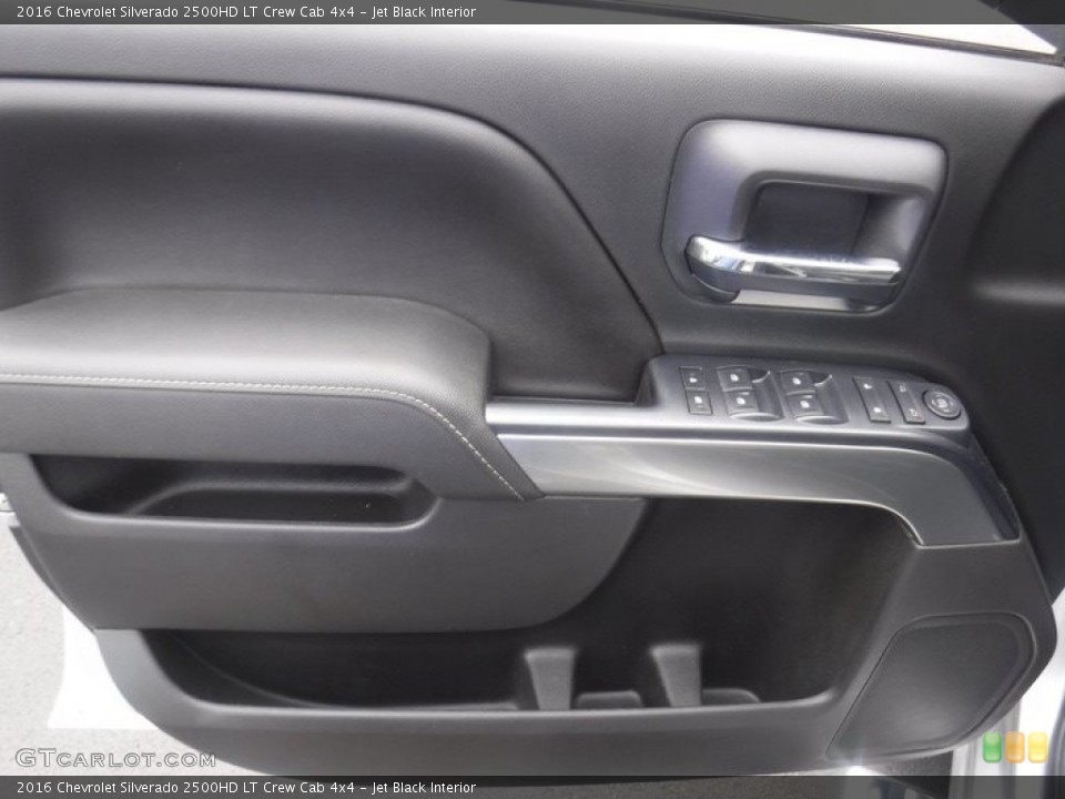 Jet Black Interior Door Panel for the 2016 Chevrolet Silverado 2500HD LT Crew Cab 4x4 #139028339