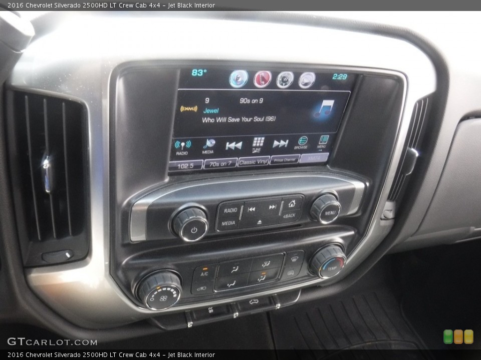 Jet Black Interior Controls for the 2016 Chevrolet Silverado 2500HD LT Crew Cab 4x4 #139028438