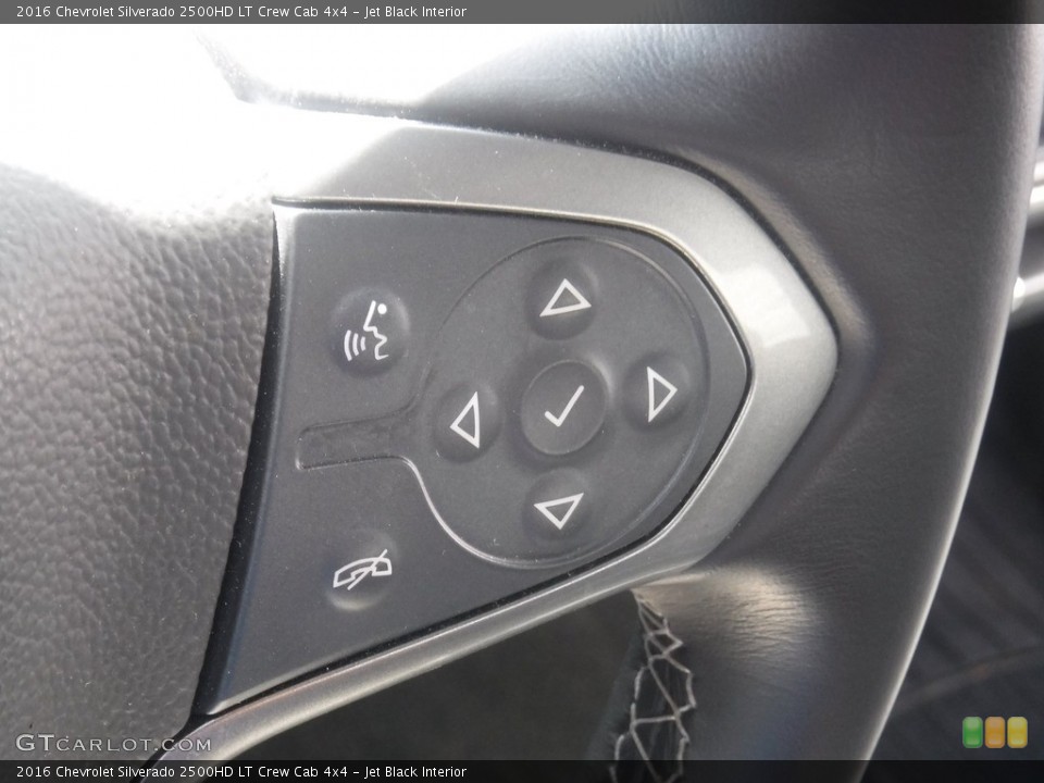Jet Black Interior Steering Wheel for the 2016 Chevrolet Silverado 2500HD LT Crew Cab 4x4 #139028510