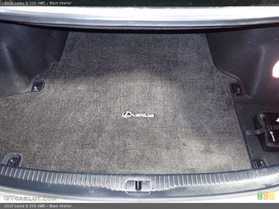 Black Interior Trunk for the 2016 Lexus IS 300 AWD #139031960