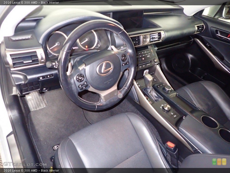 Black Interior Dashboard for the 2016 Lexus IS 300 AWD #139032079