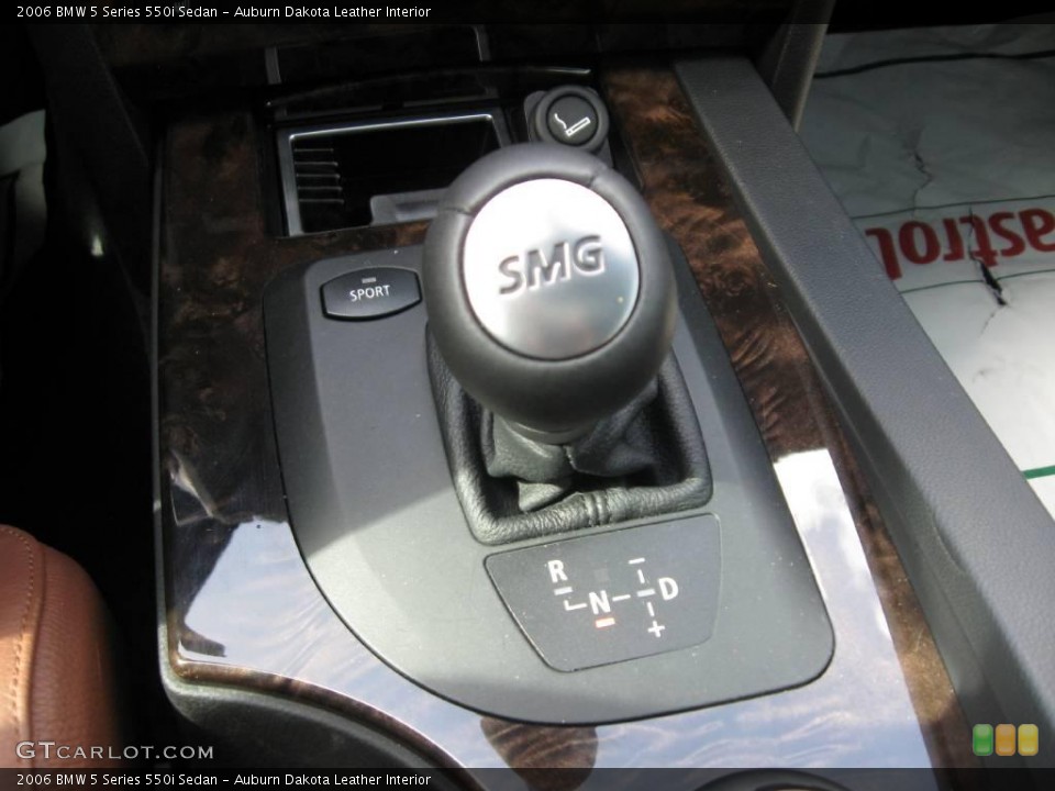 Auburn Dakota Leather Interior Transmission for the 2006 BMW 5 Series 550i Sedan #13903317
