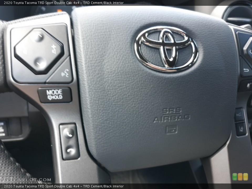 TRD Cement/Black Interior Steering Wheel for the 2020 Toyota Tacoma TRD Sport Double Cab 4x4 #139036587