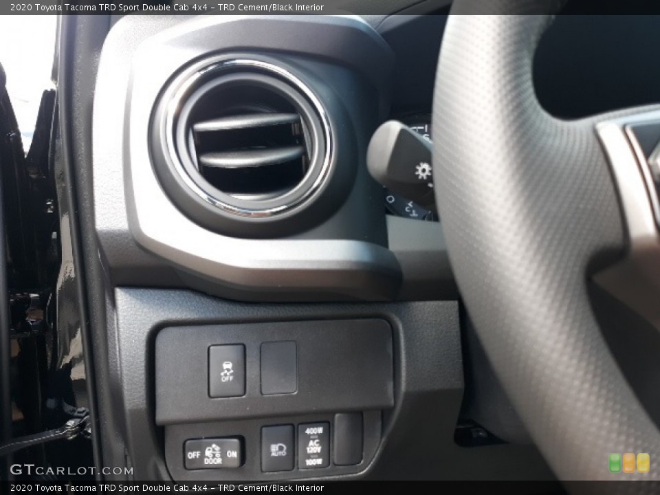 TRD Cement/Black Interior Controls for the 2020 Toyota Tacoma TRD Sport Double Cab 4x4 #139036658