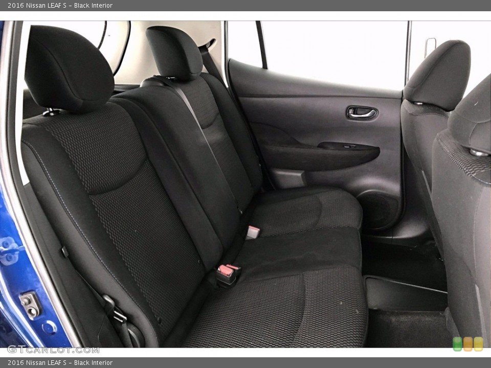 Black Interior Rear Seat for the 2016 Nissan LEAF S #139037300