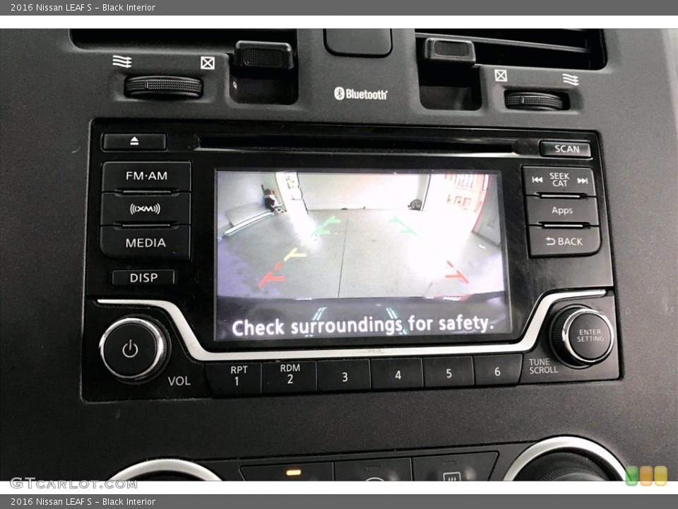 Black Interior Controls for the 2016 Nissan LEAF S #139037507