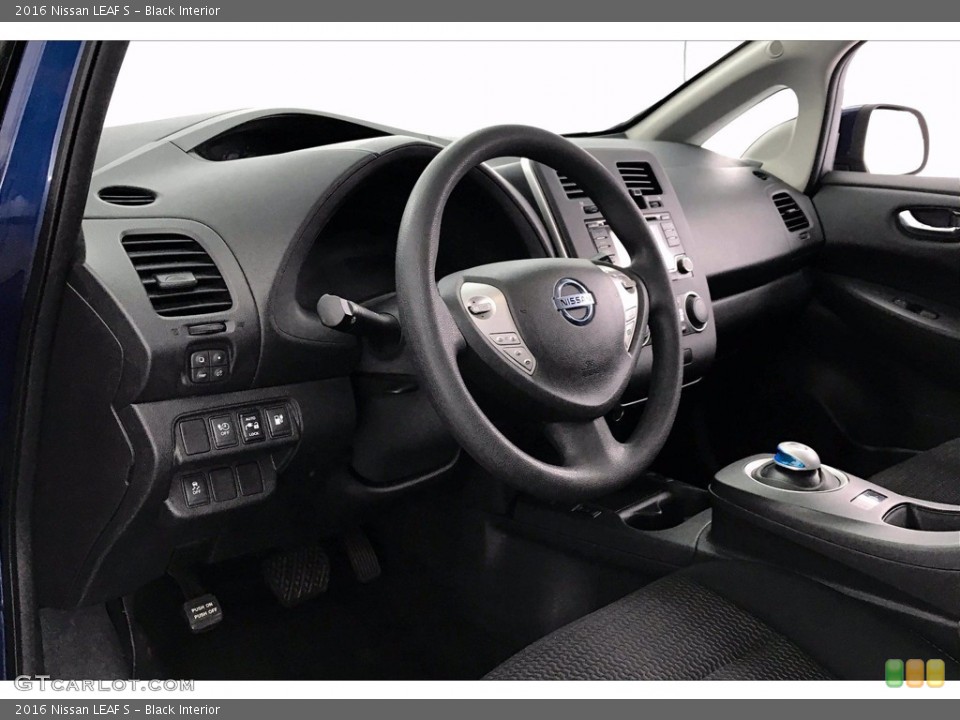 Black Interior Steering Wheel for the 2016 Nissan LEAF S #139037531