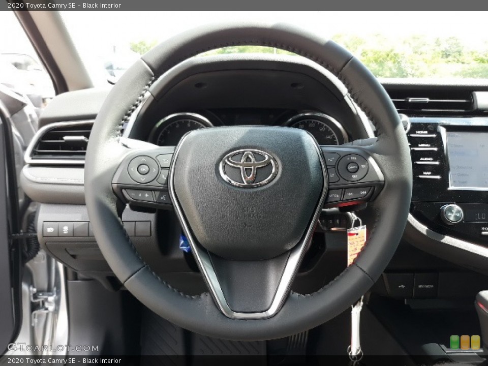 Black Interior Steering Wheel for the 2020 Toyota Camry SE #139038857
