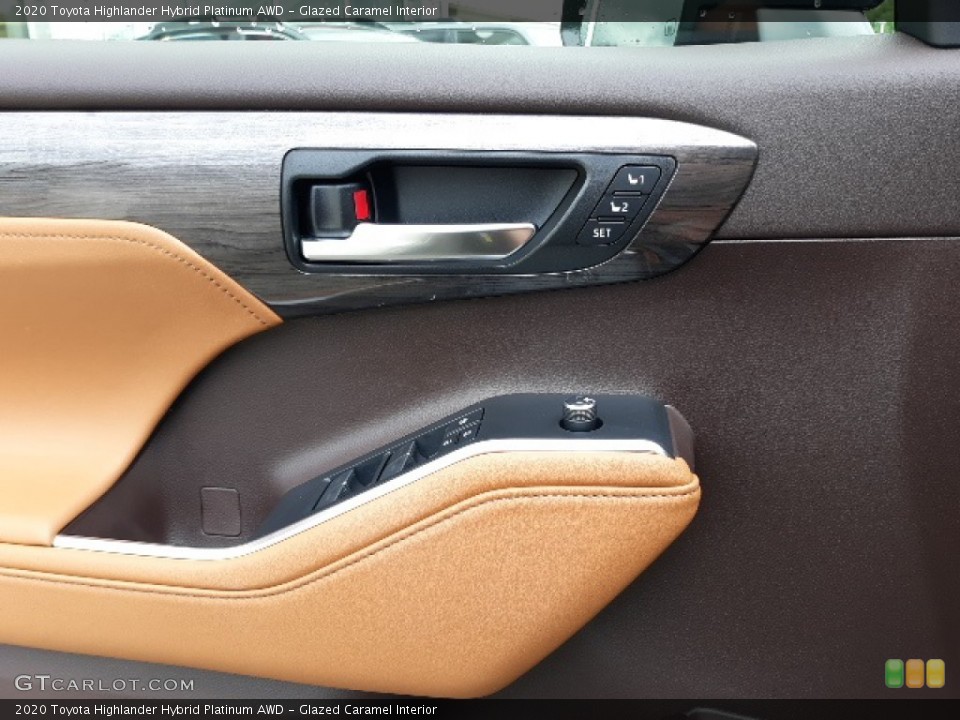 Glazed Caramel Interior Door Panel for the 2020 Toyota Highlander Hybrid Platinum AWD #139040588