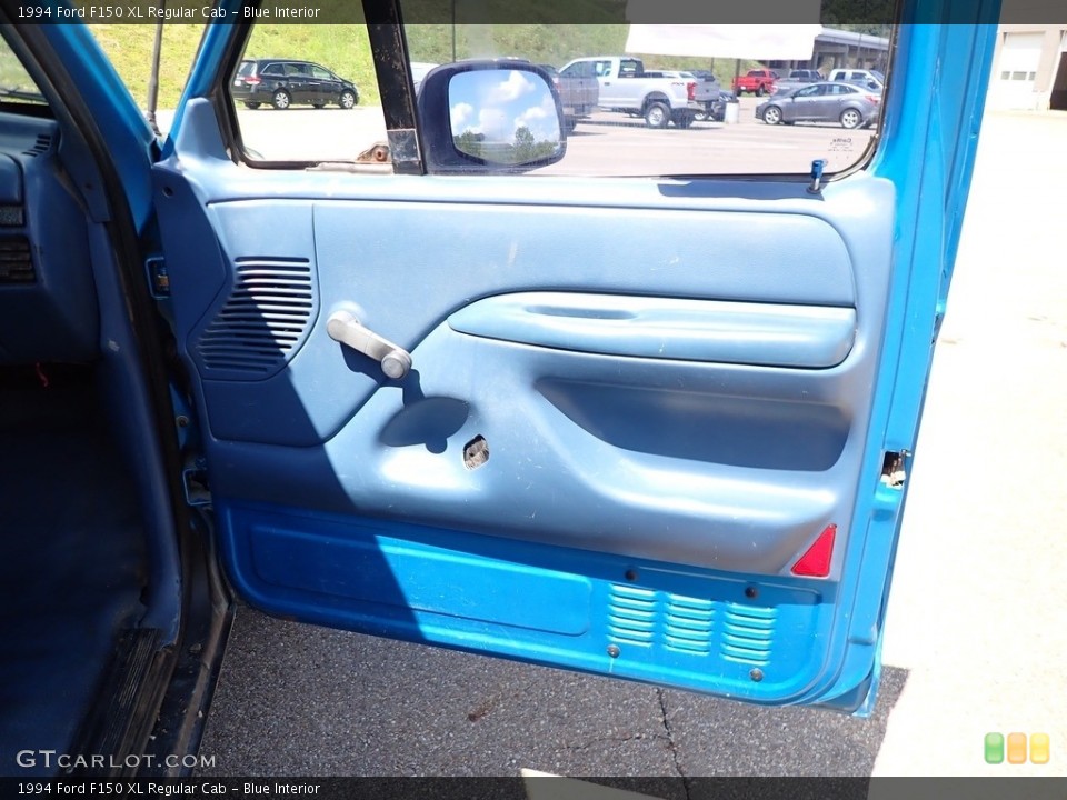 Blue Interior Door Panel for the 1994 Ford F150 XL Regular Cab #139041496