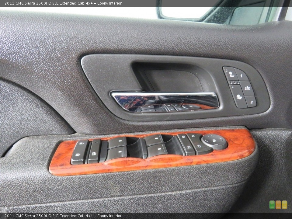 Ebony Interior Door Panel for the 2011 GMC Sierra 2500HD SLE Extended Cab 4x4 #139041637