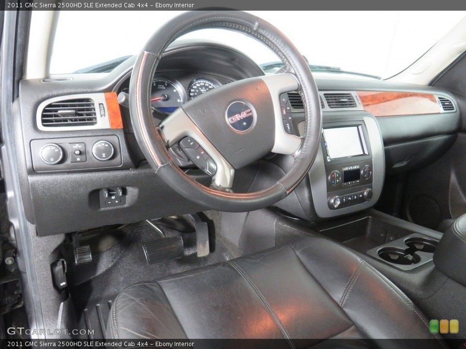 Ebony Interior Dashboard for the 2011 GMC Sierra 2500HD SLE Extended Cab 4x4 #139041700