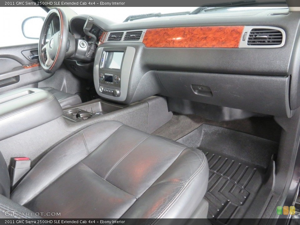 Ebony Interior Dashboard for the 2011 GMC Sierra 2500HD SLE Extended Cab 4x4 #139041793