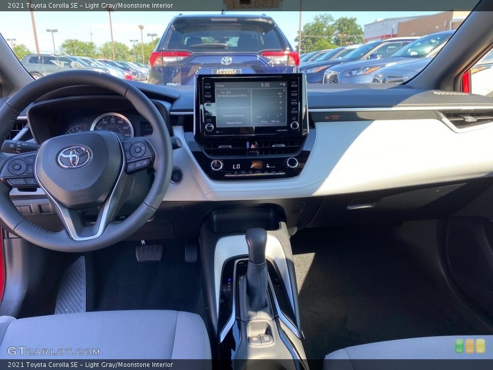 Light Gray/Moonstone Interior Dashboard for the 2021 Toyota Corolla SE #139043461