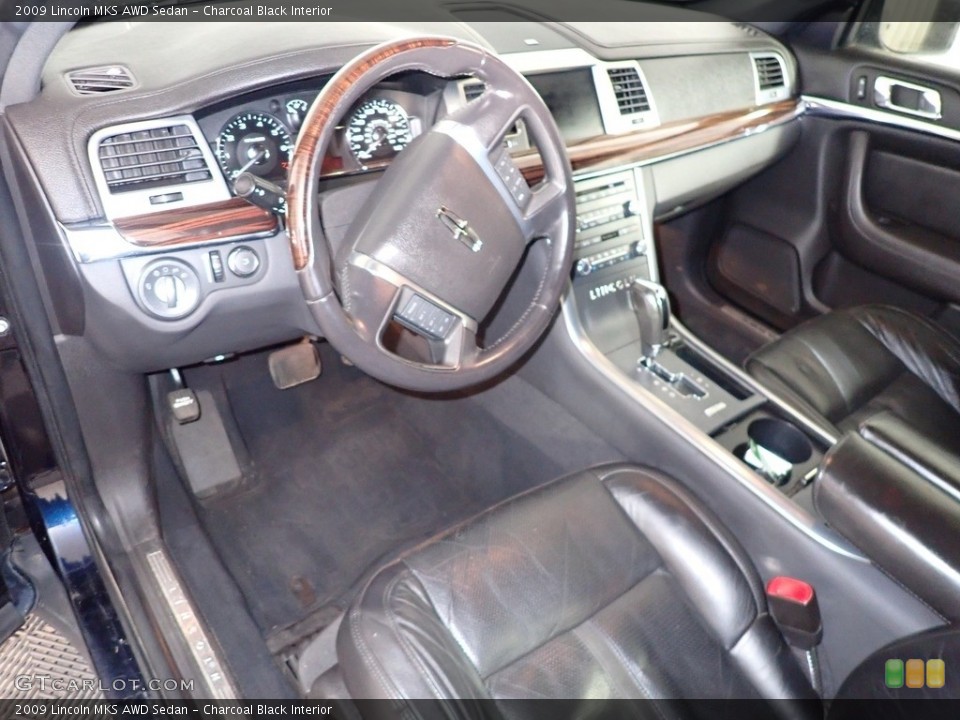 Charcoal Black Interior Prime Interior for the 2009 Lincoln MKS AWD Sedan #139043773