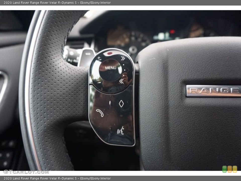 Ebony/Ebony Interior Steering Wheel for the 2020 Land Rover Range Rover Velar R-Dynamic S #139044800
