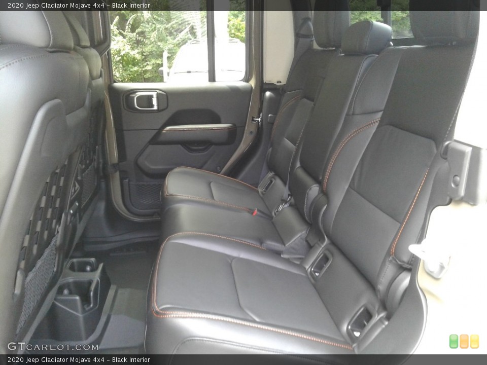 Black Interior Rear Seat for the 2020 Jeep Gladiator Mojave 4x4 #139044960