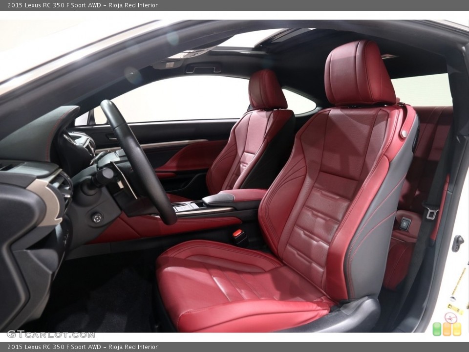 Rioja Red Interior Front Seat for the 2015 Lexus RC 350 F Sport AWD #139044998